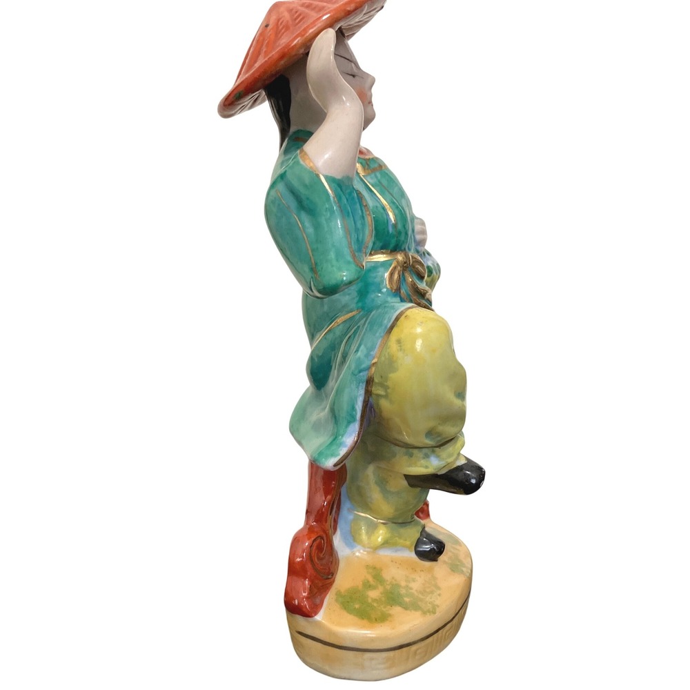 VTG Occupied‎ Japan Porcelain Hand painted Oriental Lady Figurine - Picture 2 of 6